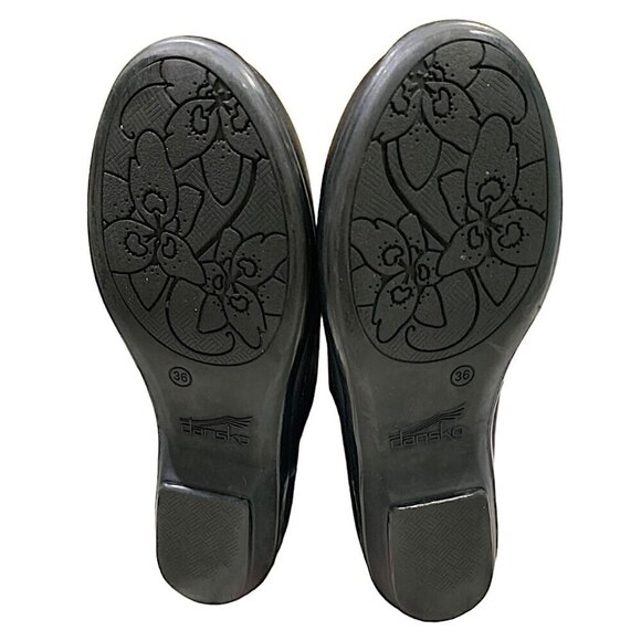 Dansko Tall 50/50 Leather Pull on Boot Black Size 6 - Picture 7 of 13